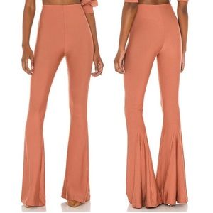 Selkie The Bell Bottoms Pants Cocoa Terracotta Flare High Waist